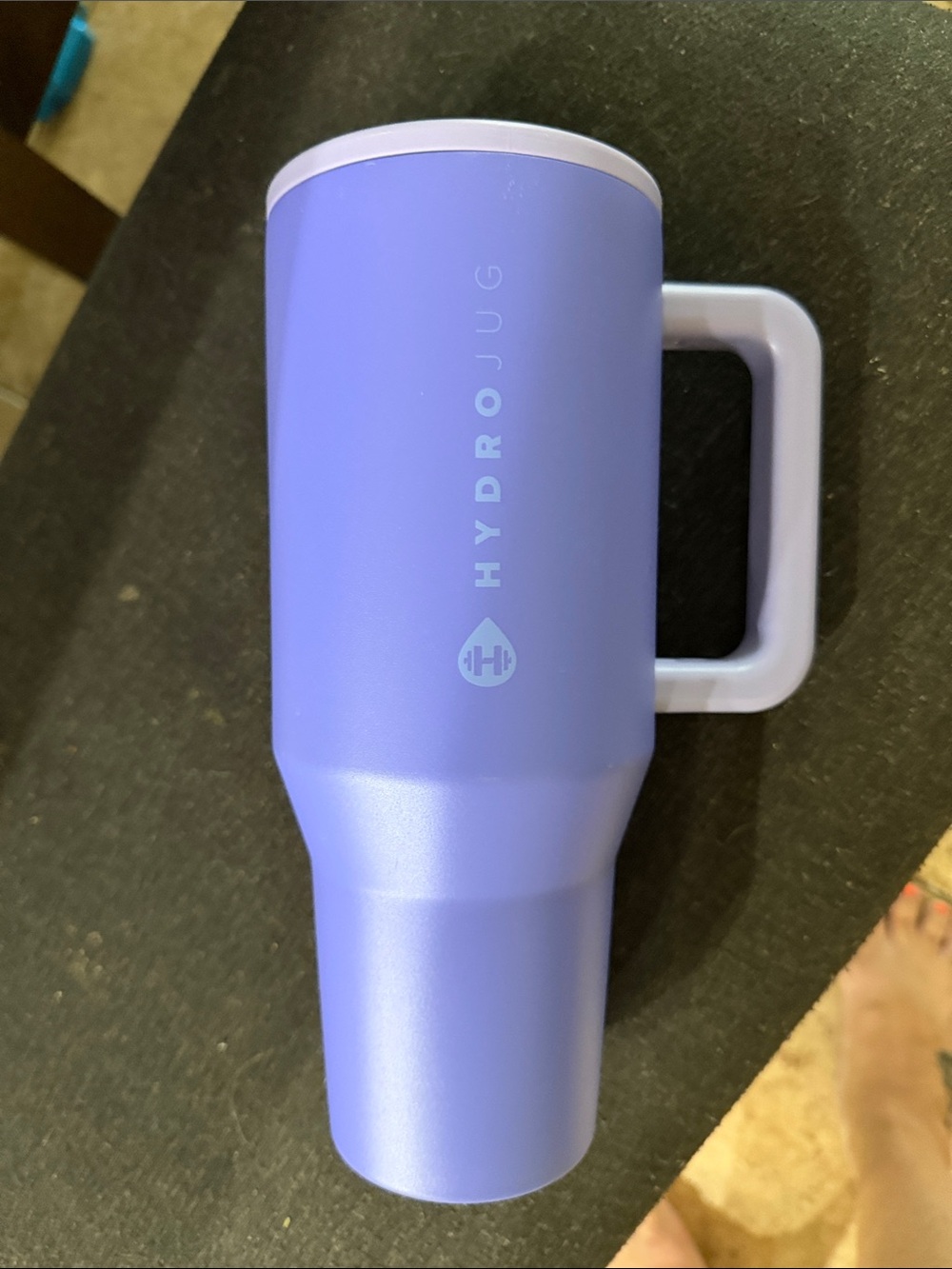 HydroJug Matte Lavender Travel Mug with Handle